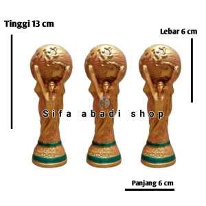 Promo Gila Trophy Piala Dunia Aesthetic Unik Murah Meriah