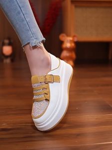 FREE BOX JBI-0337 Sepatu Wanita Tinggi Wanita Sneakers Casual Modern Fashion Looks Korean