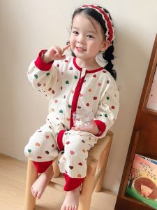 Baby Spring New Style 100% Cotton Bubble Cloth Sleep Bag Trendy Children Double Layer Muslin Anti-Kick Blanket Comfortable Soft Fabric