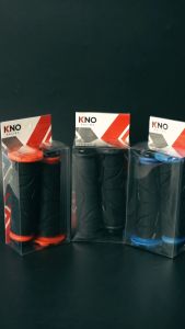 KNO Motorcycle Handle Grip Rubber Gel With Bar End Universal