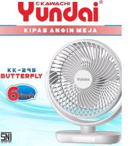 Kipas Lampu Meja AC/DC Emergency Darurat Yundai KK-295 Dragon Portable