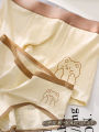 Quần Lót Nam Nữ Cặp Đôi in Hình Gấu Dễ Thương Bằng Cotton Nguyên Chất Quần Lót Tam Giác Cho Bé Gái Quần Đùi Nam Cạp Thấp Kháng Khuẩn. 