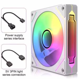 PRISM 4 PRO ARGB CPU Fan 4PIN PWM Silent Chassis Fan 120mm Infinite Mirror 5V 3PIN Motherboard Light Sync Case Cooler Fan