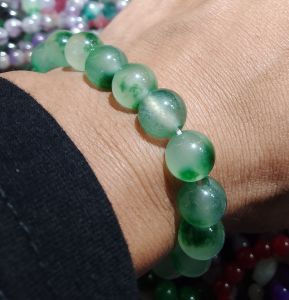 GELANG KESEHATAN BATU GIOK VIETNAM  HIJAU LUMUT