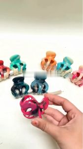 Klik-Beli (PROMO ISI 4 PCS) Jepitan Rambut 5cm Jedai 3 Gigi Model Marmer Jepit Korea Badai Hair Clips Marble