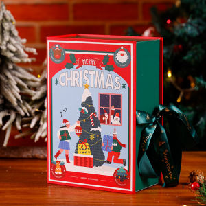 Hộp Quà Giáng Sinh Apple Box Hộp Quà Tặng Cao Cấp Trang Trí Nhà Giáng Sinh 2025 Hộp Rỗng Hộp Quà Tặng Apple Box