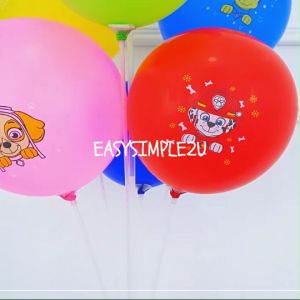 12 Inch Kid Colorful Cartoon Design Printed Latex Balloon Birthday Party Decoration Random Mix Heroes Boy Girl Princess