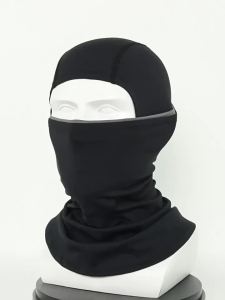 Cycling Face Mask Double Layer Fleece Breathable Warm Head Cover for Autumn Winter Outdoor Riding Face Neck Protection