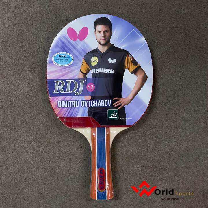 Butterfly RDJ-S3 FL Shakehand Table Tennis Racket Ping Pong Bat | Lazada