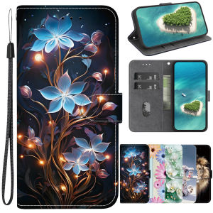 Painted Flip Leather Wallet Case For Xiaomi 11 12 12T 13 13T 14 14T 15 Pro 15 Ultra 12X 13 12 Lite Magnetic Wallet Bracket Cover