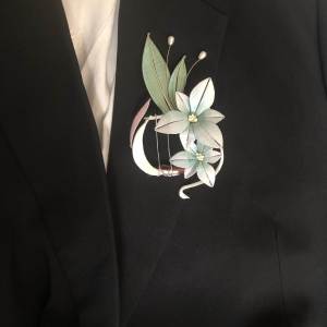 Handmade Floral Hairpin Kit for Beginners Original Design Non-Precious Metal Hair Accessories Traditional Craft New Release