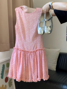 Ge·an·fei | French Sweet Pink Floral Dress