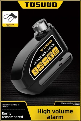 TOSUOD | Anti-theft Alarm Disc Brake Lock for Motorcycles and Bicycles
