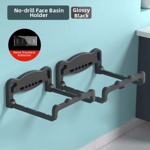 Hayan | Wall-mounted Foldable Face Basin Storage Rack