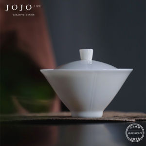 ZiQuanJian JOJOS L. PD. Purple Spring Valley Ceramic Tea Cup Lid Bowl Tea Bowl Lid Hat Bowl Yang Li Yu Tea Brewing Bowl