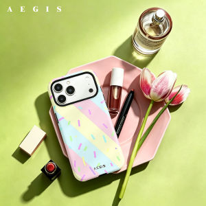 Potdemiel | Pastel Seashells Double Layer Hard Shell  for iPhone 17 16 15 14 Plus 13 Pro Max Anti-Drop Shockproof  PC Case