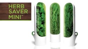 FRESH Premium Herb Keeper Extra Large Glass Design Herb Storage Container Keeps Greens and Vegetables Fresh for Longer