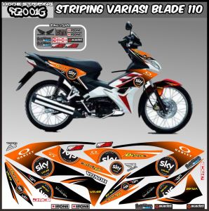 STRIPING VARIASI BLADE 110 / BLADE LAMA MOTIF SKY