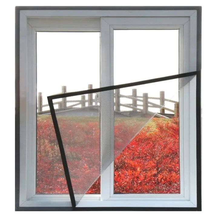 Mosquito Net For Window, DIY Self-Adhesive Mosquito Net, Magnetic