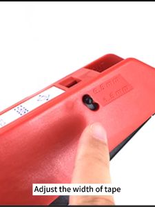 Original Motex E5500 E-505 Manual Label Maker e-5500 Fit For 6/9/12mm DYMO 3D Embossed Tape Can Replace 1610 12965 1880