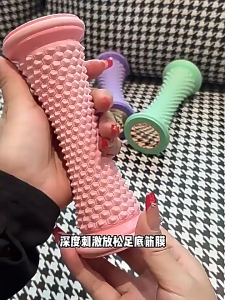 Foot Massage Roller Plantar Fasciitis Relief Sport Fitness Ball Multi-function Wolf Tooth Roller Muscle Relaxation