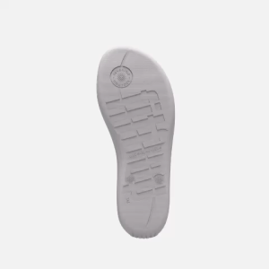 FITFLOP WOMEN iQUSHION MULTI-CRYSTAL ERGONOMIC FLIP-FLOPS TEAL (JC8-053)
