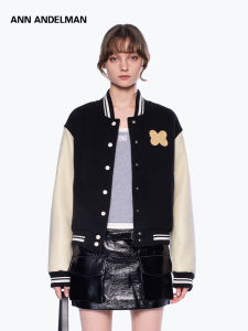ANN ANDELMAN | American Style Loose Fit Cotton Padded Baseball Jacket