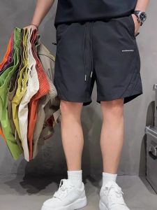Quần Short Thể Thao Thường Ngày Mỏng Rộng Rãi Phong Cách Mỹ Cho Nam Mùa Hè Quần Dài Năm Điểm Ngoài Trời Nhanh Khô Đa Năng
