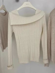 HUOLISI | Off-Shoulder Knit Sweater