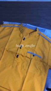 NEW BAJU KOKO TOJIRO Baju Koko Kurta Atasan Muslim Pria Dewasa Lengan Pendek Bahan Katun Premium