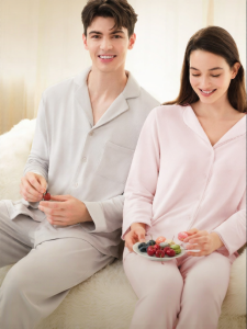 Ubras | Lace Trim Soft & Warm Couples Sleepwear