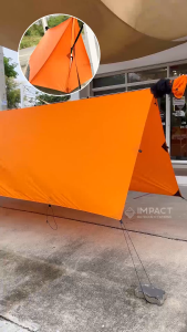 [ผ้าใหม่ !] Flysheetthai ทาร์ปสำหรับเปล เดินป่า 20D Ripstop Hexa