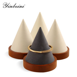 Yinbeiniกำไลข้อมือนาฬิกาข้อมือข้อมือจัดเก็บเครื่องประดับไม้แสดงสถาน ที่จัดเก็บข้อมูลแบบบูลิเมียSM006