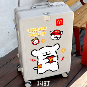 Miếng Dán Hành Lý Dễ Thương Hoạt Hình Chống Thấm Nước Cho Hành Lý Du Lịch Miếng Dán Trang Trí Cải Tạo Che Giấu Chống Thất Lạc