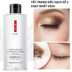 Nước tẩy trang 3 TRONG 1 mặt mắt môi làm sạch dưỡng ẩm phù hợp cho mọi loại da VEZA 300ML