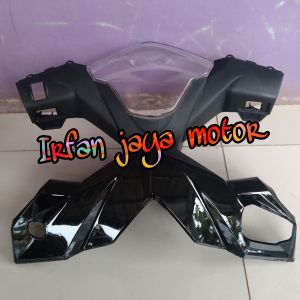 Batok kepala depan belakang plus mika speedometer km honda beat karbu hitam 2008 2012