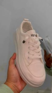 Sepatu sneakers wanita bahan kulit PU premium SK 298