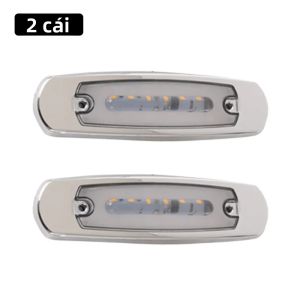 Đèn Hậu Báo Rẽ LED Chống Nước Màu Trắng 12V 24V Cho Xe Tải Rơ Moóc Chất Liệu ABS Dành Cho Xe Dodge