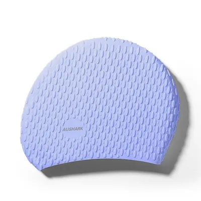 AUS Women Long Hair Soft Silicone Swimming Cap Adults Ear Protection Waterproof Swim Cap（Non-slip Design）