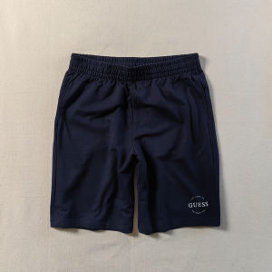 Summer Mens Shorts Letter G Series Elastic Waist Five-Point Sports Casual Breathable with Back Pocket Loop Knit Urban Fashion