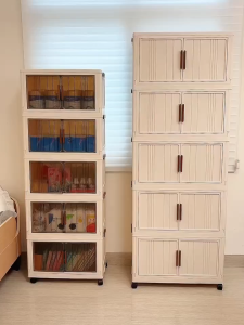 ตู้เก็บของพับได้ ตู้เก็บของ ตู้เก็บของอเนกประสงค์ ตู้จัดระเบียบของ กล่องลิ้นชักใส่เสื้อผ้ากล่องเก็บของพับได้ กล่องอเนกประสงค์ 5 ชั้น วางซ้อนได้สูง กล่องเก็บของมีล้อ พลาสติกหนา กล่องใส่เสื้อผ้า มีแม่เหล็กปิด รับน้ำหนักได้เยอะ แข็งแรงทนทาน พร้อมส่ง