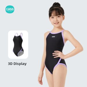 Professional Training Chlorine Resistant Girls Swimsuit