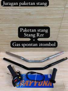 Paketan stang Rzr+gas spontan 2tombol
