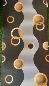 Wall Sticker Dekoratif Polkadot Geometris Hitam & Putih 10Mx45CM - Bisa COD