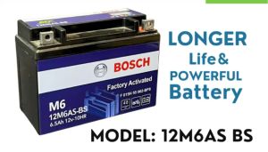 12M6AS-BS BATTERY GEL KERING BOSCH BATTERY MOTORCYCLE KRISS MR 2 MR2 DTM150 DEMAK MODENAS 12M6 YUASA