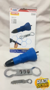 HIROKI Adaptor Adapter Ripet Gun Elektrik Konverter Bor Rivet Gun Sambungan Rivet Ke Bor