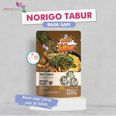 NORIGO NORI TABUR RUMPUT LAUT PANGGANG 60GR | ABON NORI RUMPUT LAUT | SNACK CEMILAN MPASI BAYI ANAK