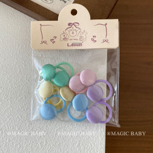 Sweet Little Girls Hair Ties Hearts And Stars Ponytail Holders Baby Head Ropes Adorable Children Accessories Magic Baby