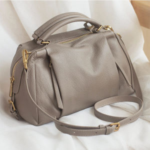 Leather Womens Crossbody Bag Soft Top Layer Cowhide Casual Fashion Single Shoulder Handbag Casual Leisure Handbag