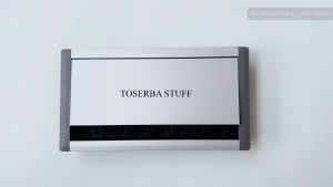 Grommet Fliptop Penutup 2 Lubang Kabel Stop Kontak Silver Bahan Aluminium cocok untuk Meja Kerja Kantor Minimalis